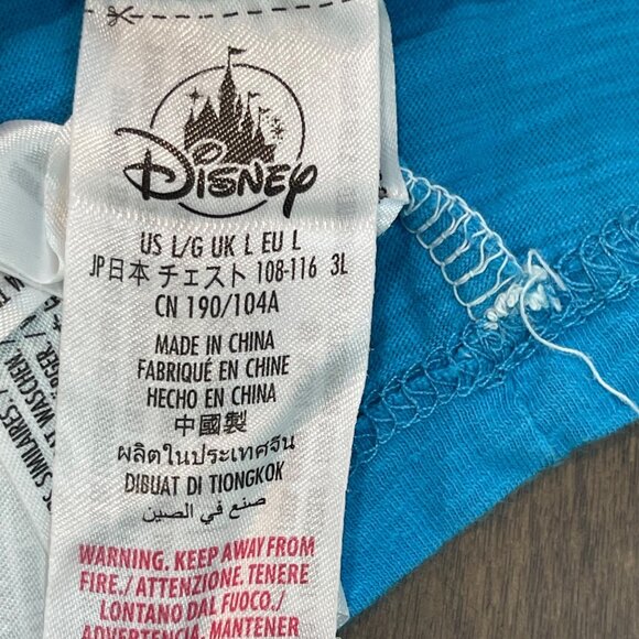 Disney Ombre 50th Anniversary Celebration T-Shirt Unisex Size Large Blue Cotton - Picture 9 of 11